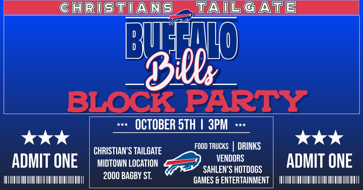 Buffalo Bills Block Party