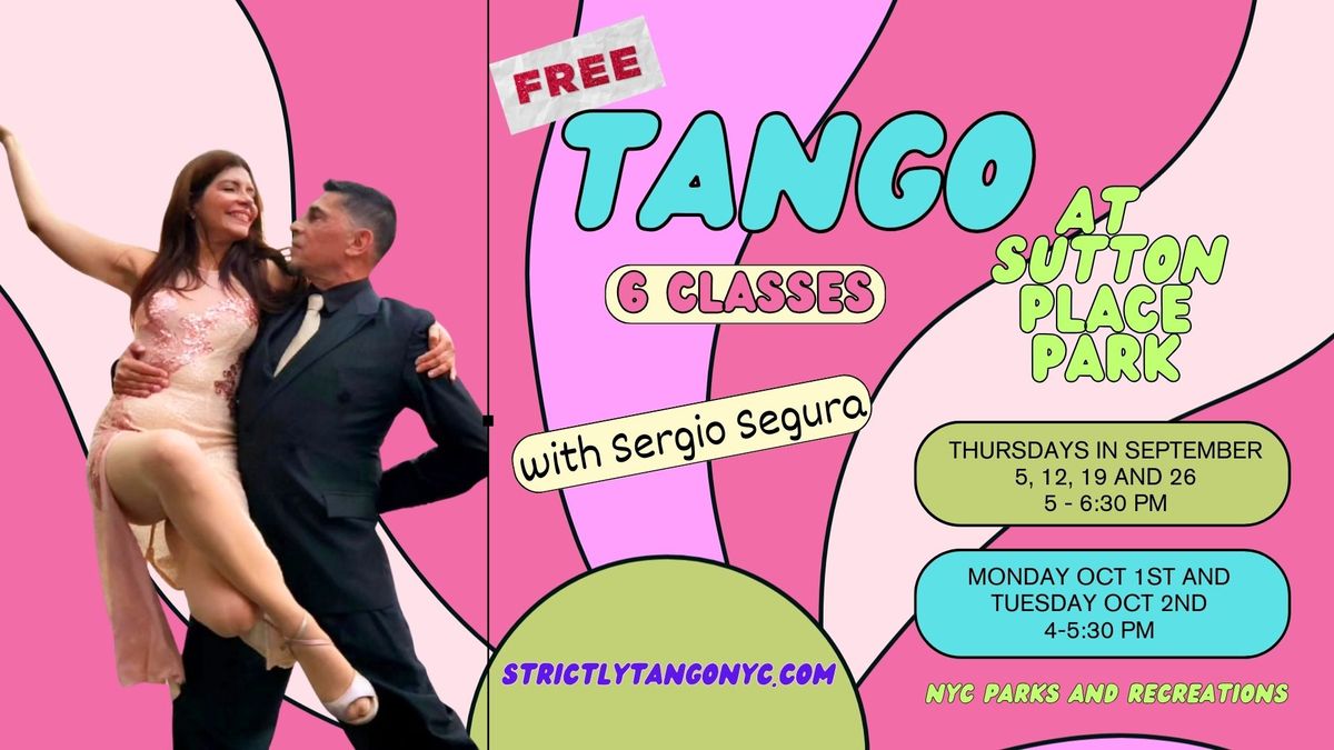 Tango Classes at Sutton Place Park