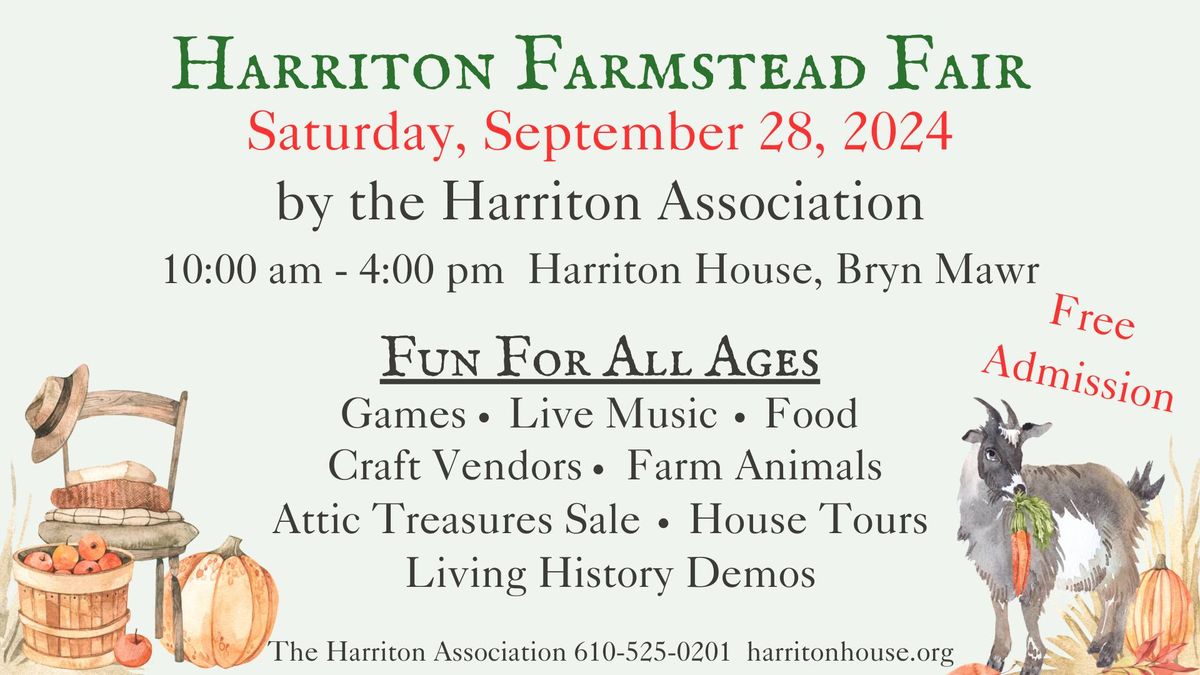 Harriton Farmstead Fair