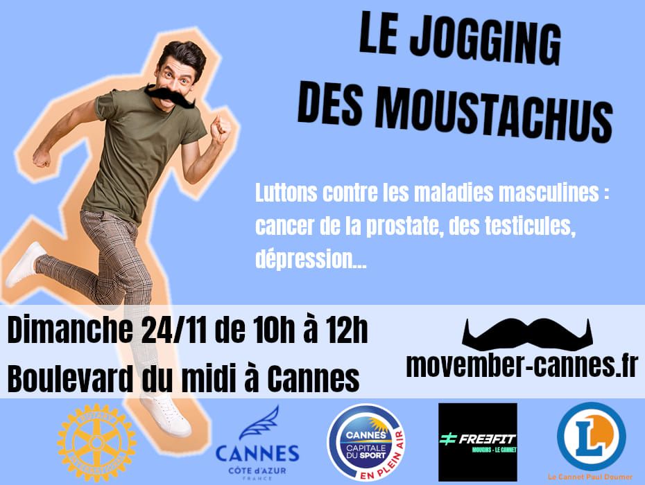 Le jogging des Moustachus - Movember Cannes