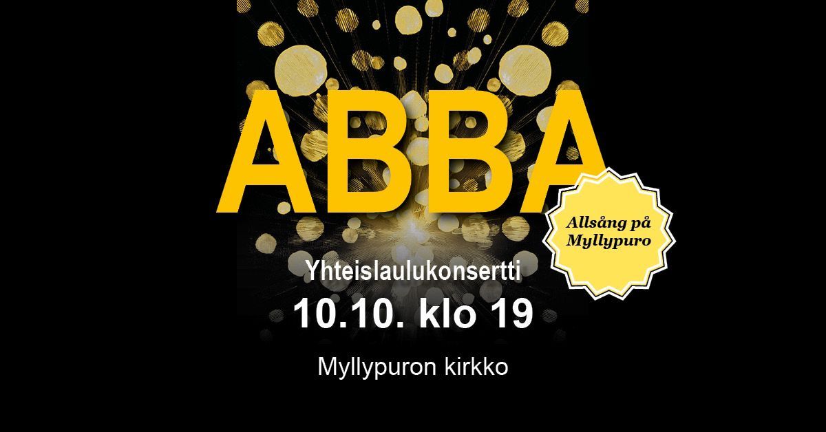 YHTEISLAULUKONSERTTI: ABBA