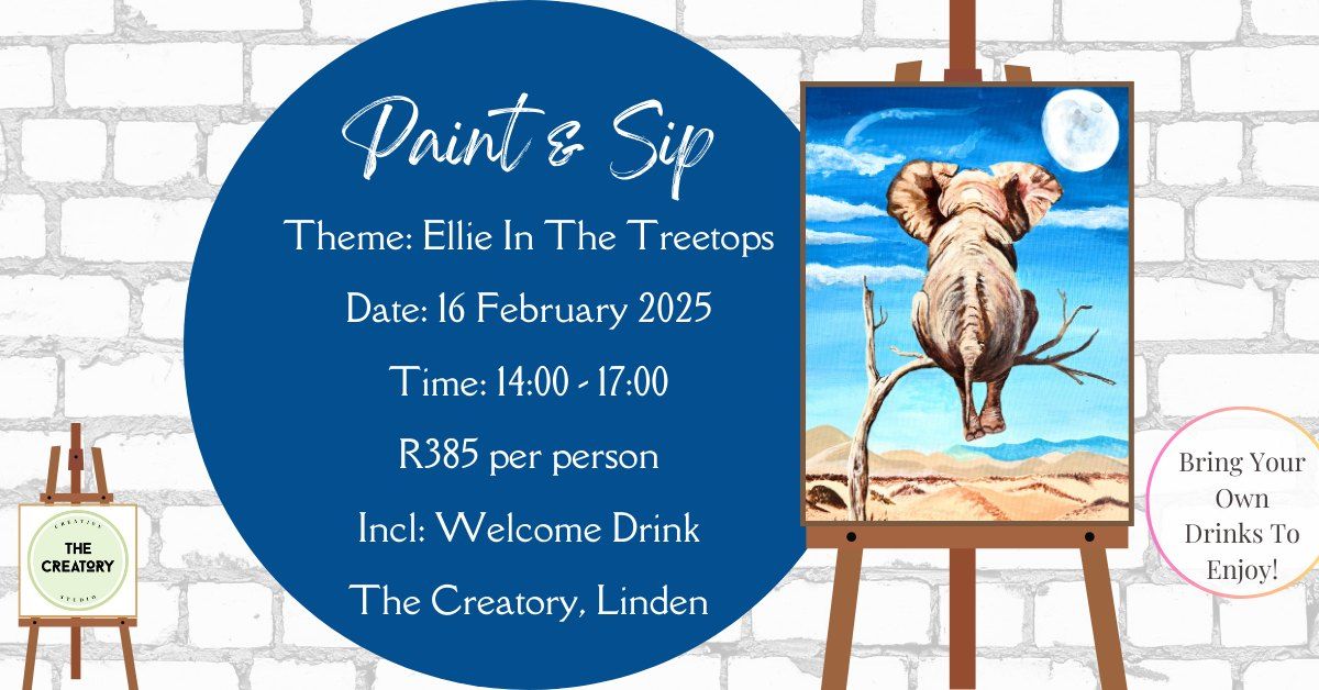 Paint & Sip: Ellie In The Treetops