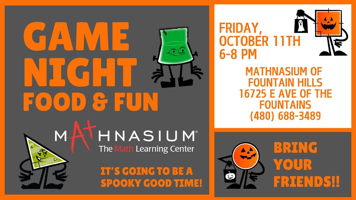 Game Night at Mathnasium of Fountain Hills