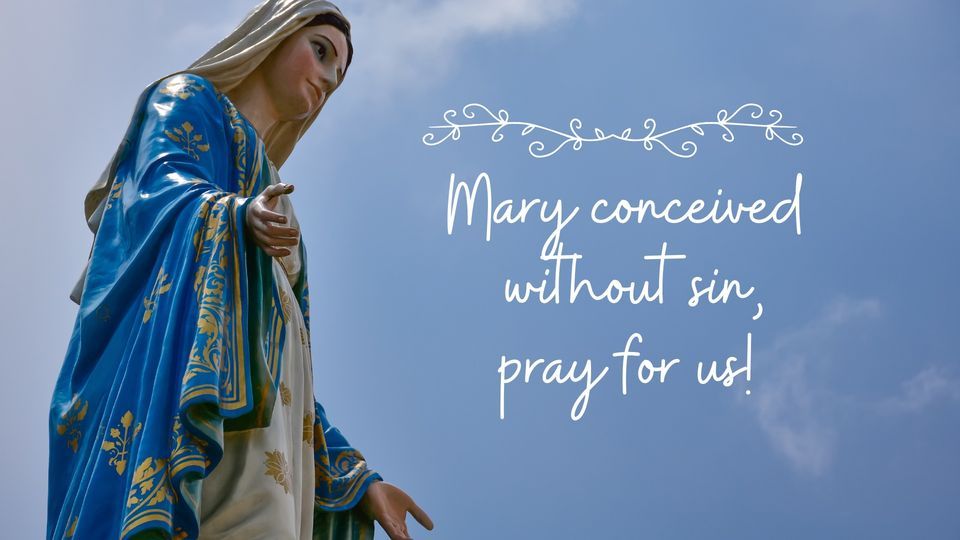 Solemnity of the Immaculate Conception of the Blessed Virgin Mary, Evening Mass