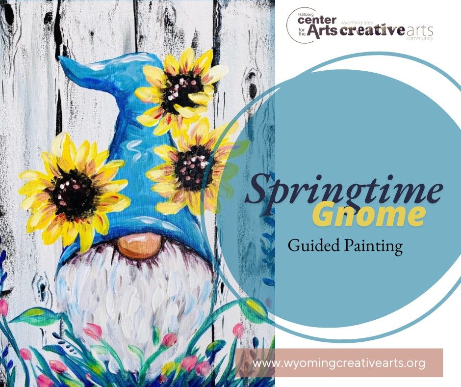 Springtime Gnome - Guided painting