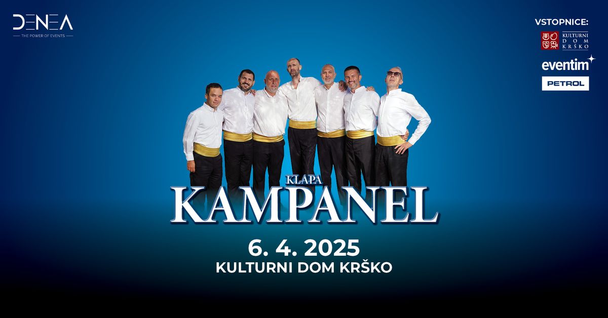 KLAPA KAMPANEL V KR\u0160KEM \u2022 6.4.2025 \u2022 Kulturni dom Kr\u0161ko 