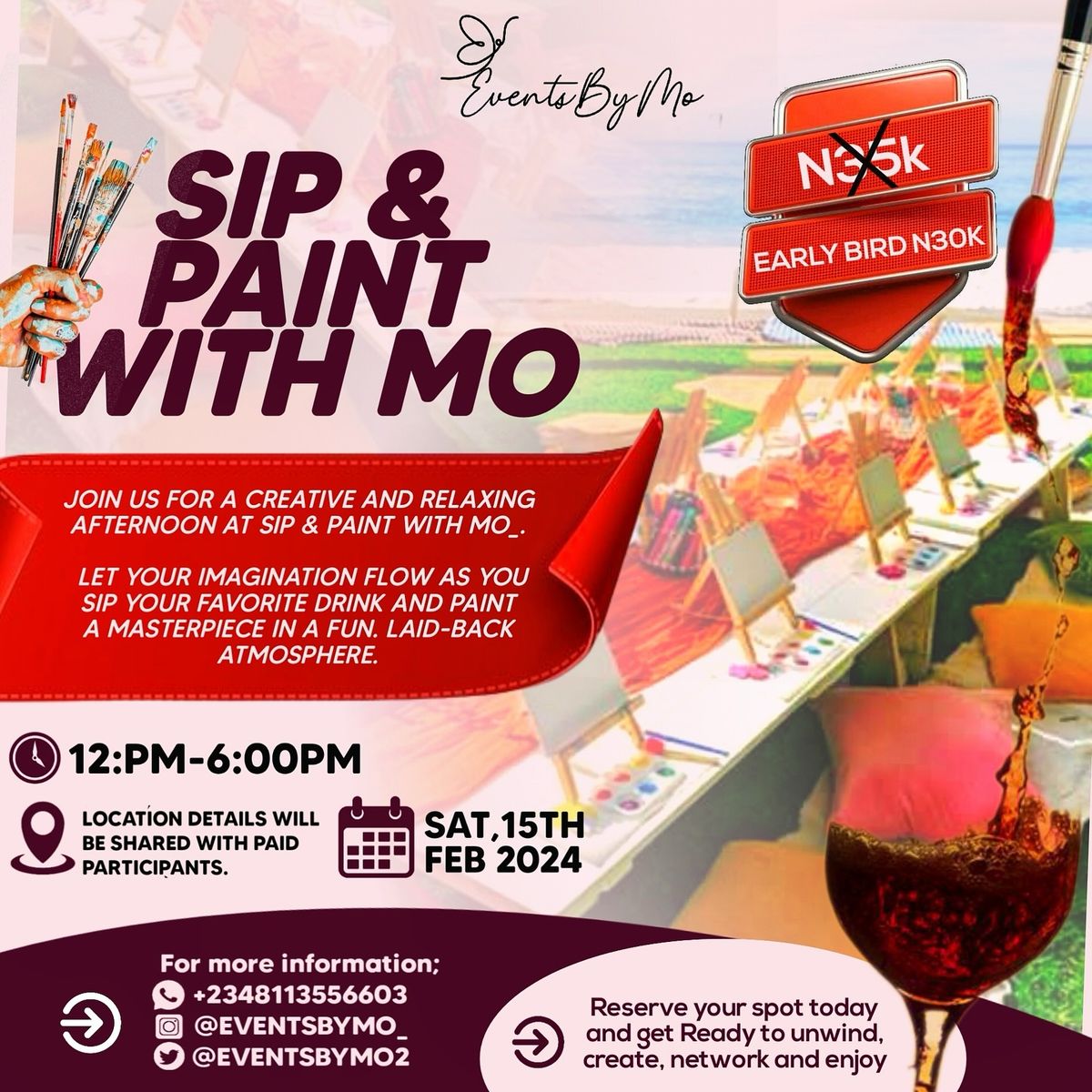 SIP&PAINT WITH MO