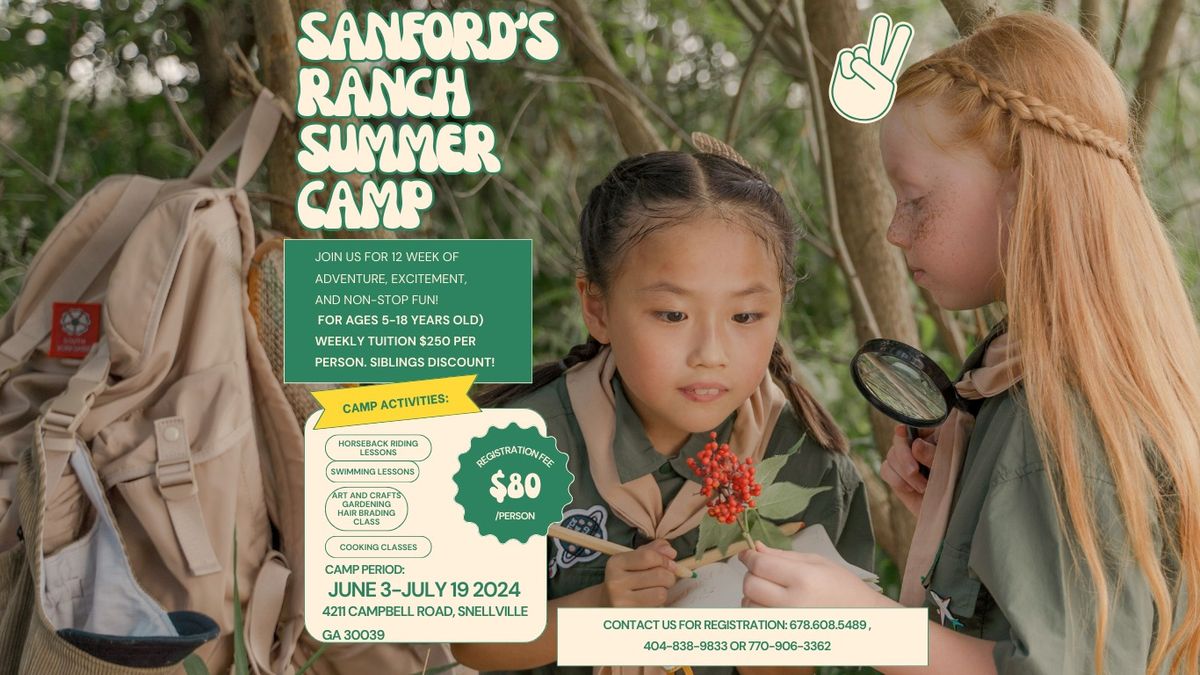 Sanford's Ranch Summer camp 