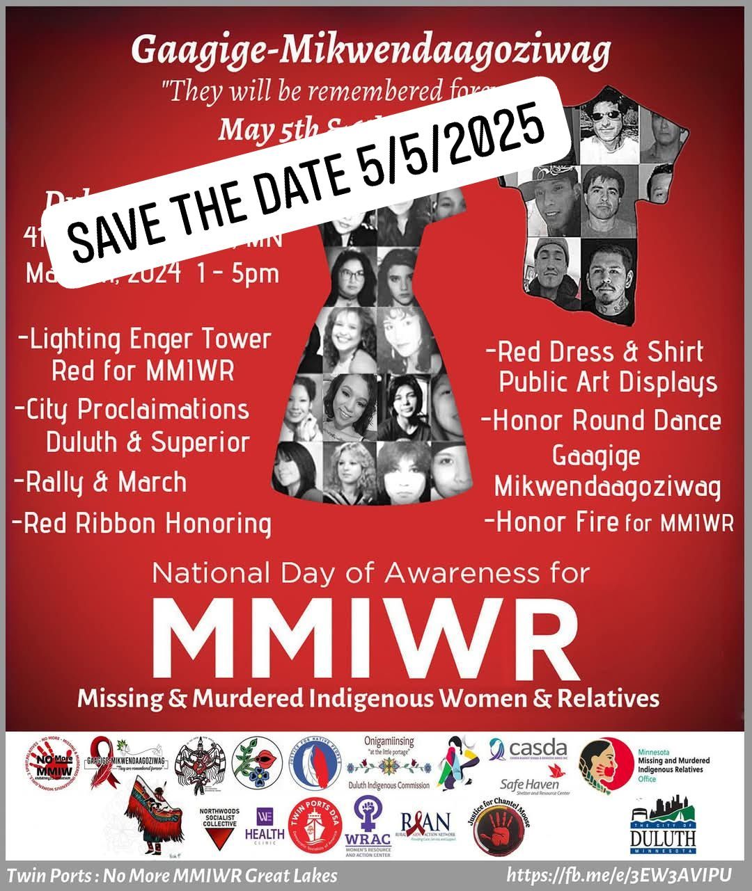 5th Annual National Day of Awareness for Missing & Murdered Indigenous Women & Relatives 