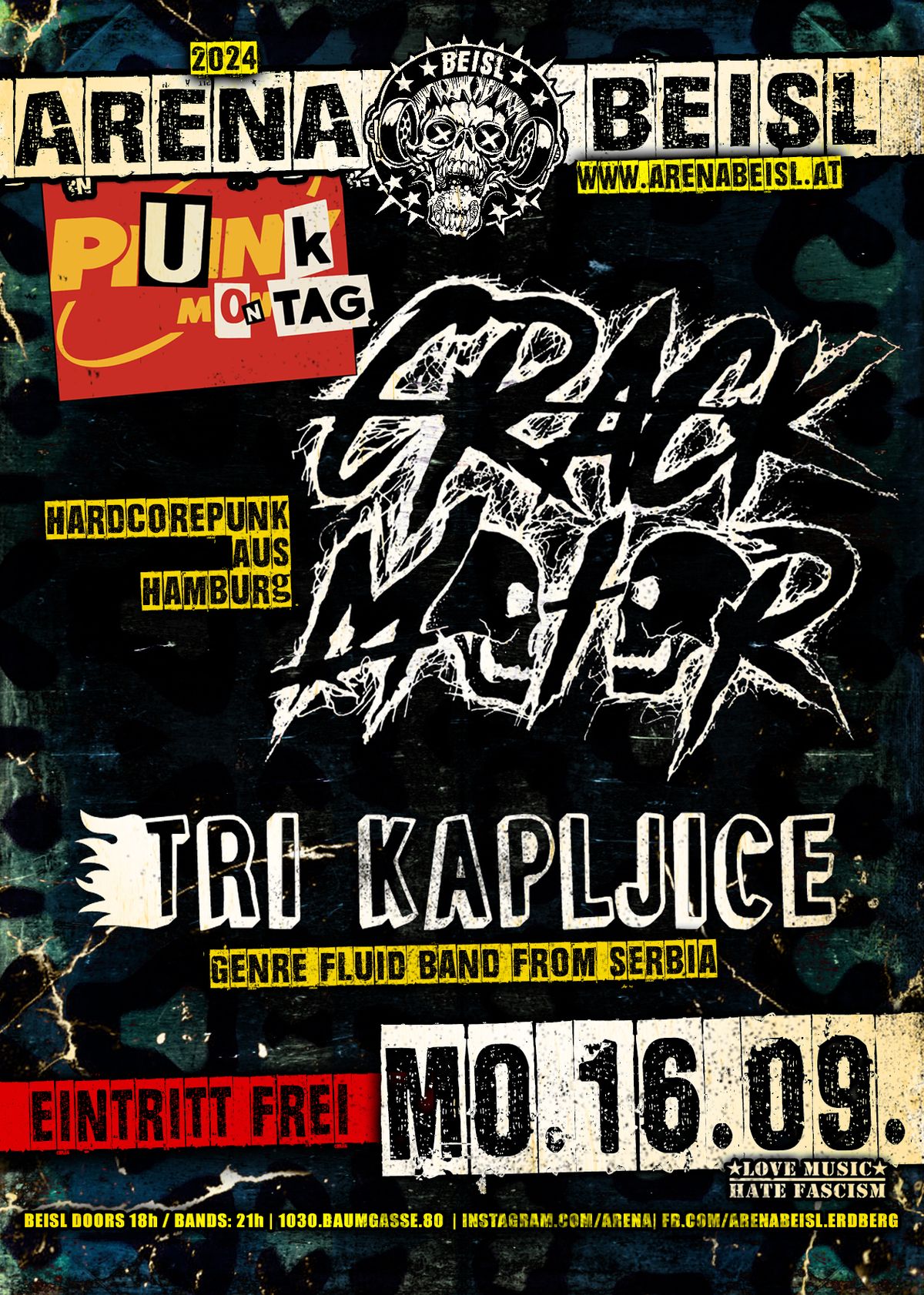 PUNKMONTAG: CRACKMEIER | TRI KAPLJICE