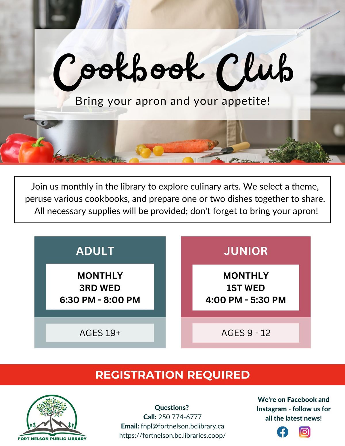 Adult Cookbook Club