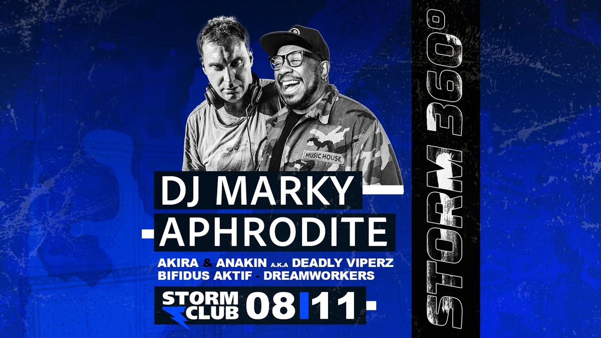 STORM 360: DJ Marky \/BRA\/ + Aphrodite \/UK\/ | 8.11.24 | Storm Club Prague