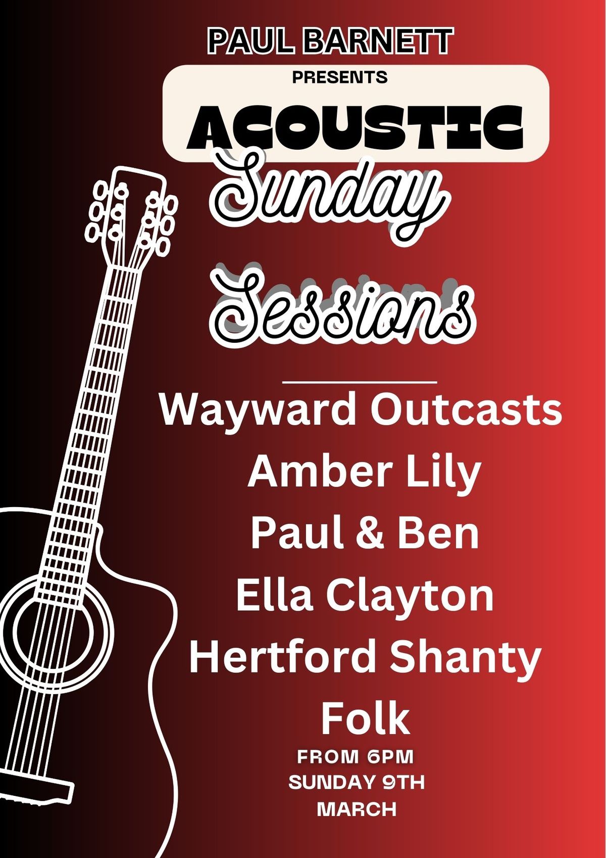 SUNDAY SESSIONS WITH PAUL BARNETT