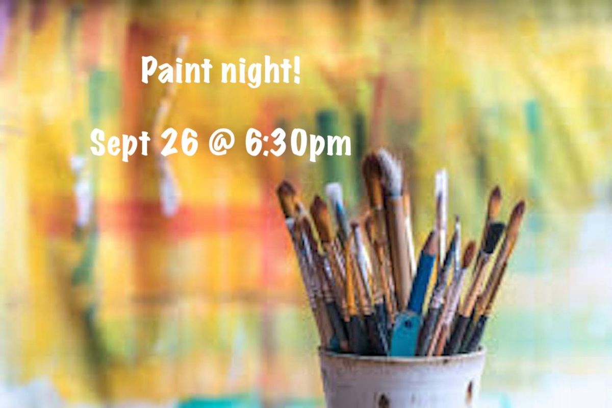 Paint night @ Tops Pizza