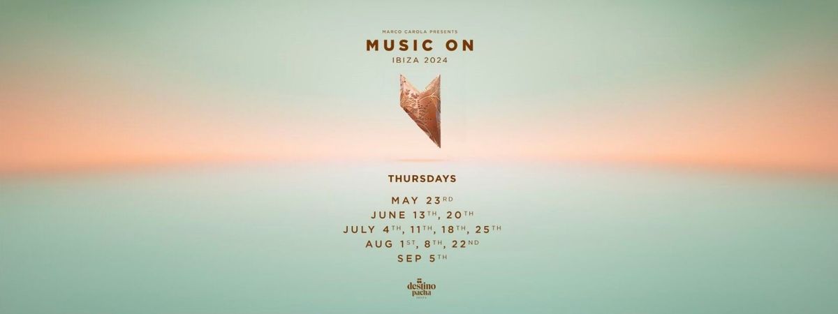 Music On with Marco Carola, Luciano & Joey Daniel