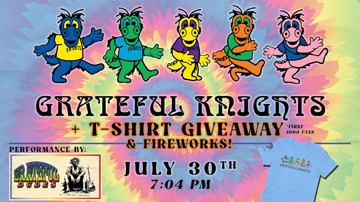 Grateful Knights Night + Fireworks + T-Shirt Giveaway