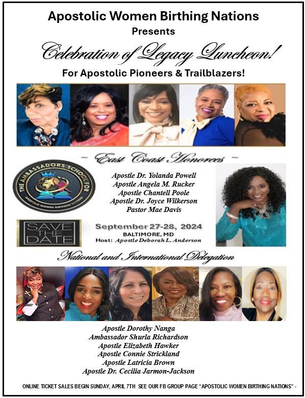 THE AMBASSADORS CAUCUS & CELEBRATION OF LEGACY LUNCHEON!