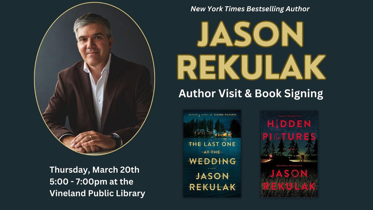 Jason Rekulak Author Visit & Book Signing 