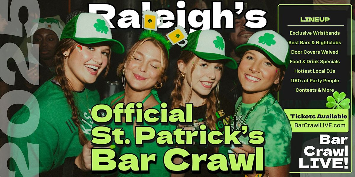 2025 Official Raleigh St Patricks Day Bar Crawl 2 Dates By Bar Crawl LIVE