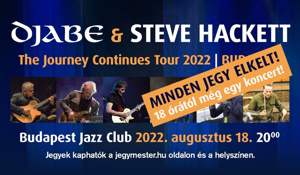 2022 Budapest, Djabe & Steve Hackett