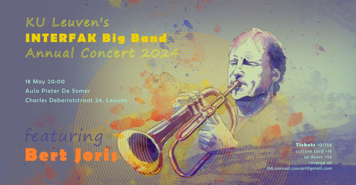 KU Leuven's INTERFAK Big Band feat. Bert Joris