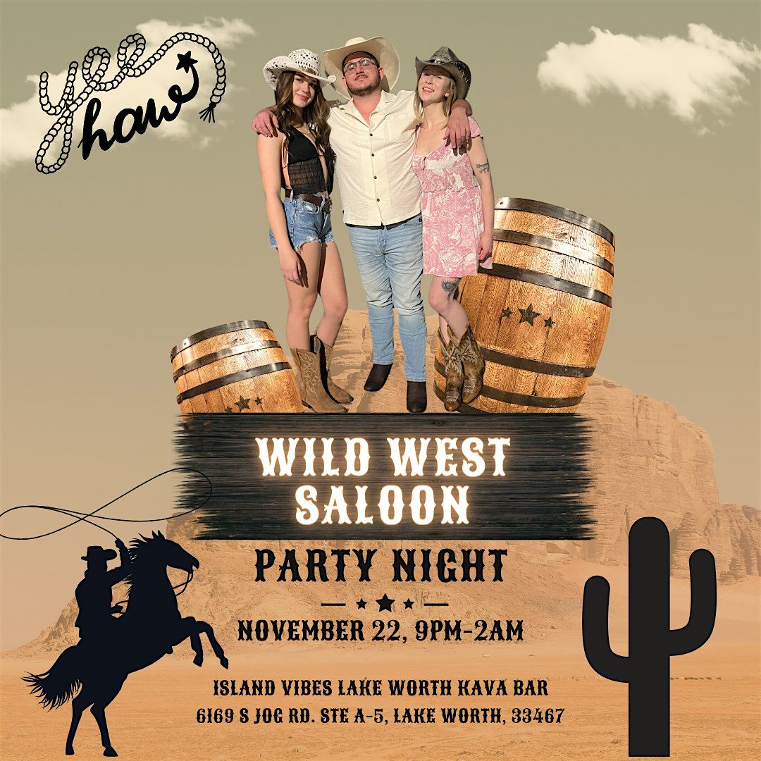 Wild West Saloon Night