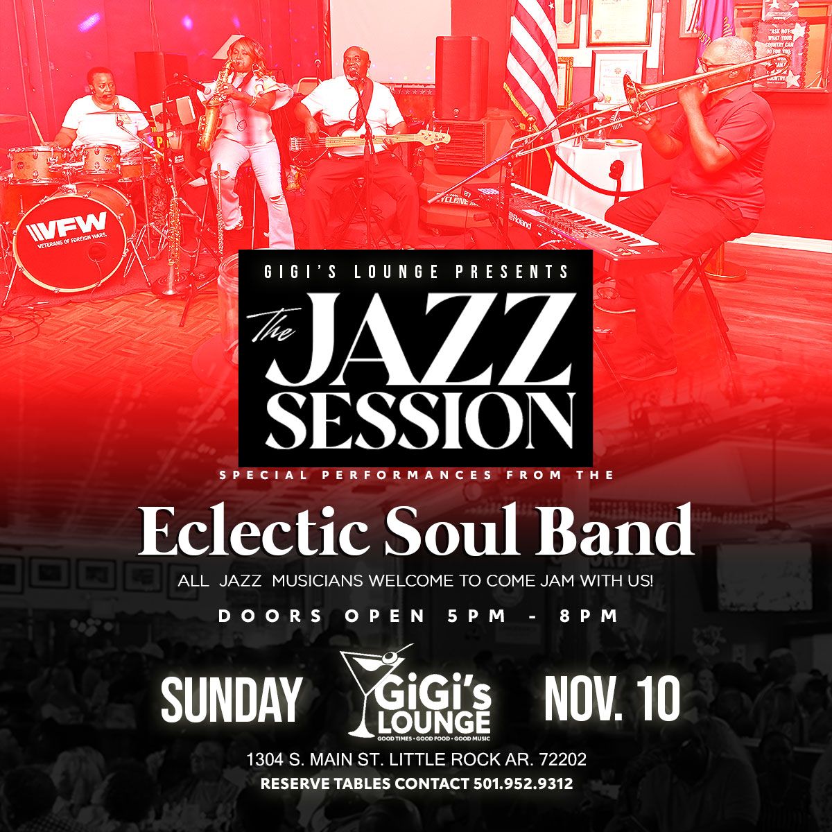 The Jazz Session w\/ Electic Soul Band