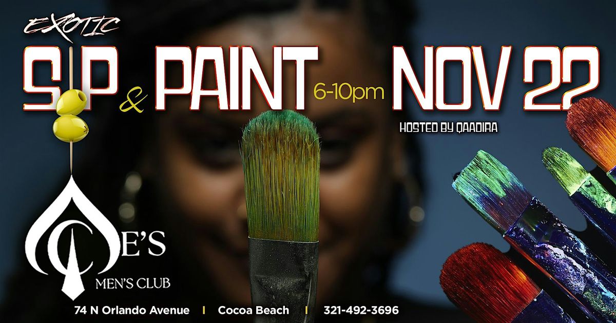 Aces Exotic Sip & Paint | Nov 22nd