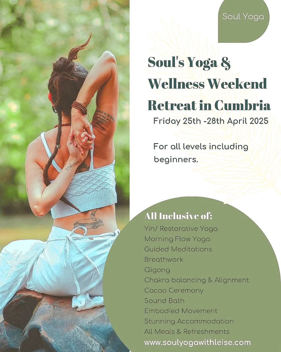 Cumbrian Yoga & Wellness All Inclusive Weekend Break