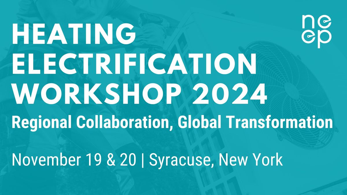 Heating Electrification Workshop 2024