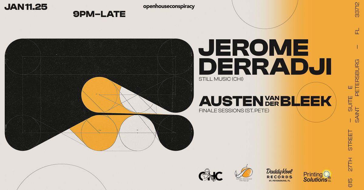 OHC with Jerome Derradji (Still Music, CHI) + Austen van der Bleek (Finale Sessions)