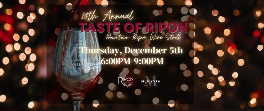 29th Annual Taste of Ripon