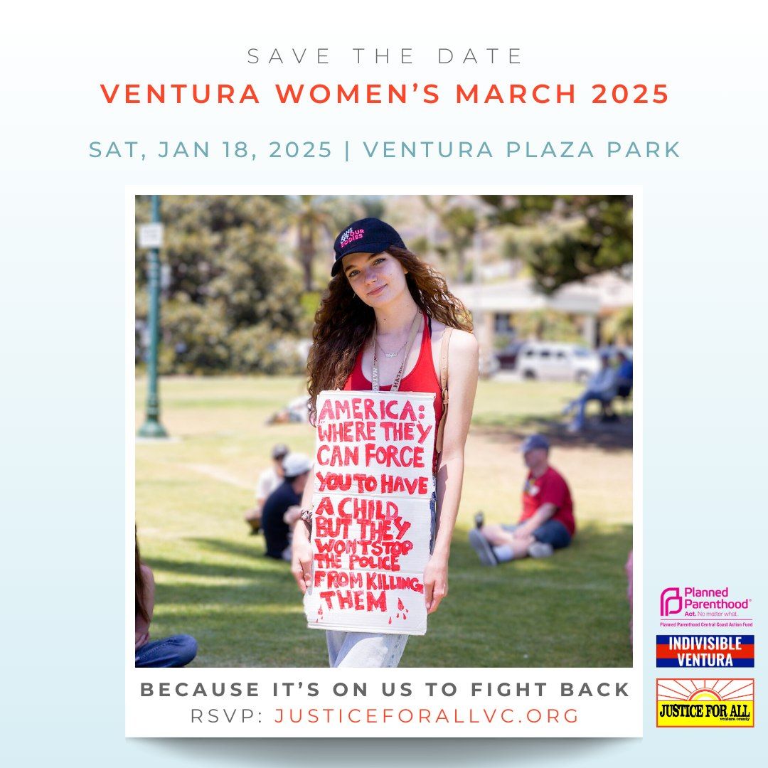 Ventura County Women's March & Rally 2025: We Won't Go Back!