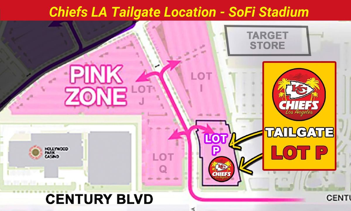 Tailgate Party @ SoFi Stadium (Chiefs-Chargers game)