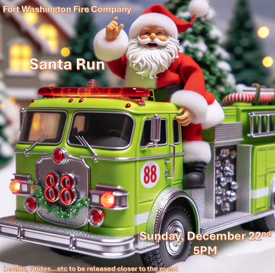 Fort Washington Fire Company Annual Santa Run