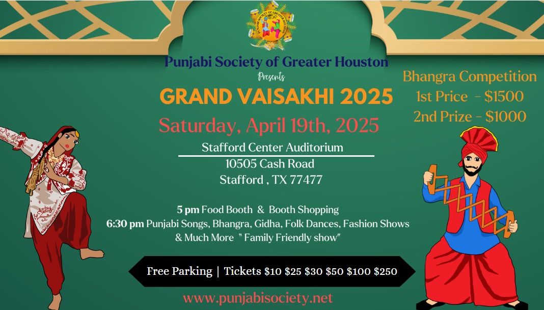 Grand Vaisakhi 2025 - "GAJDA WAJDA PUNJAB"