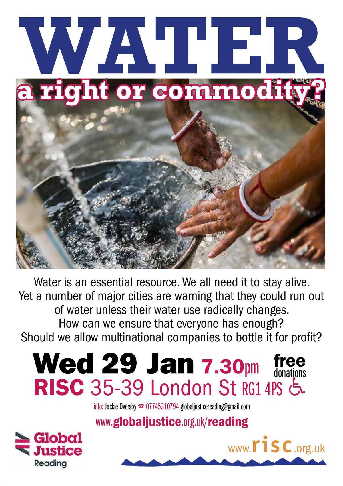 Water, a right or commodity?