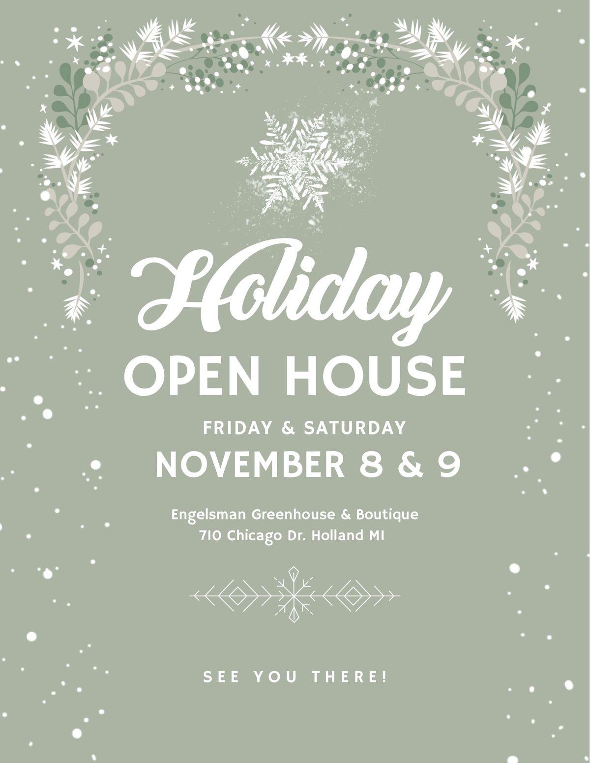 Holiday Open House Boutique Event! 