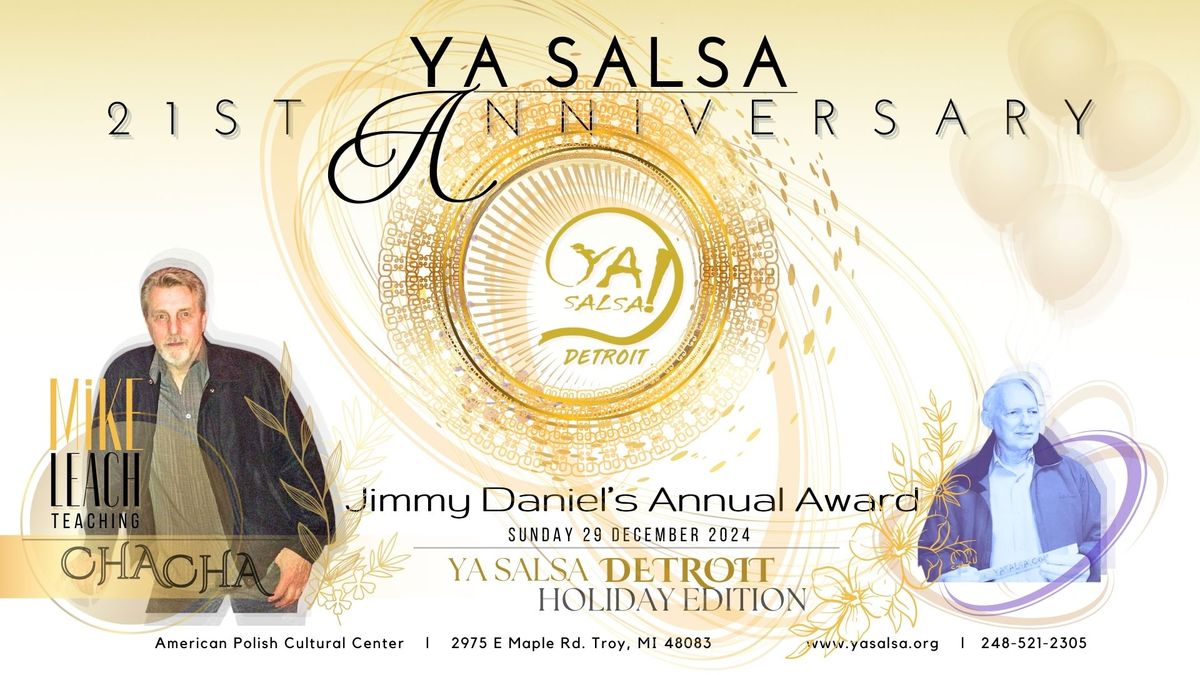 YA Salsa Social HOLIDAY EDITION & 21st ANNIVERSARY