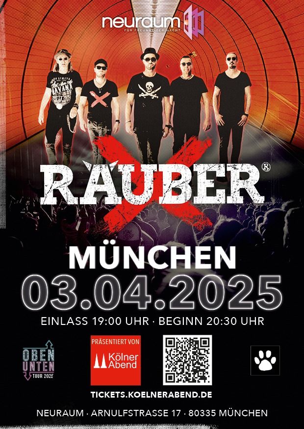 R\u00c4UBER LIVE IN M\u00dcNCHEN - Oben Unten Tour 2025