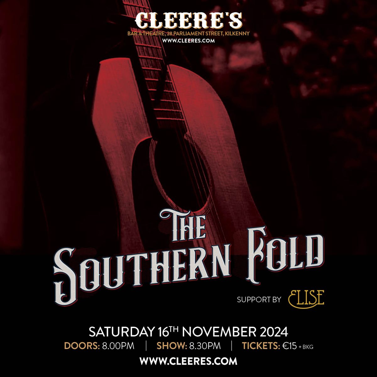 The Southern Fold live at Cleere's with support by Elise