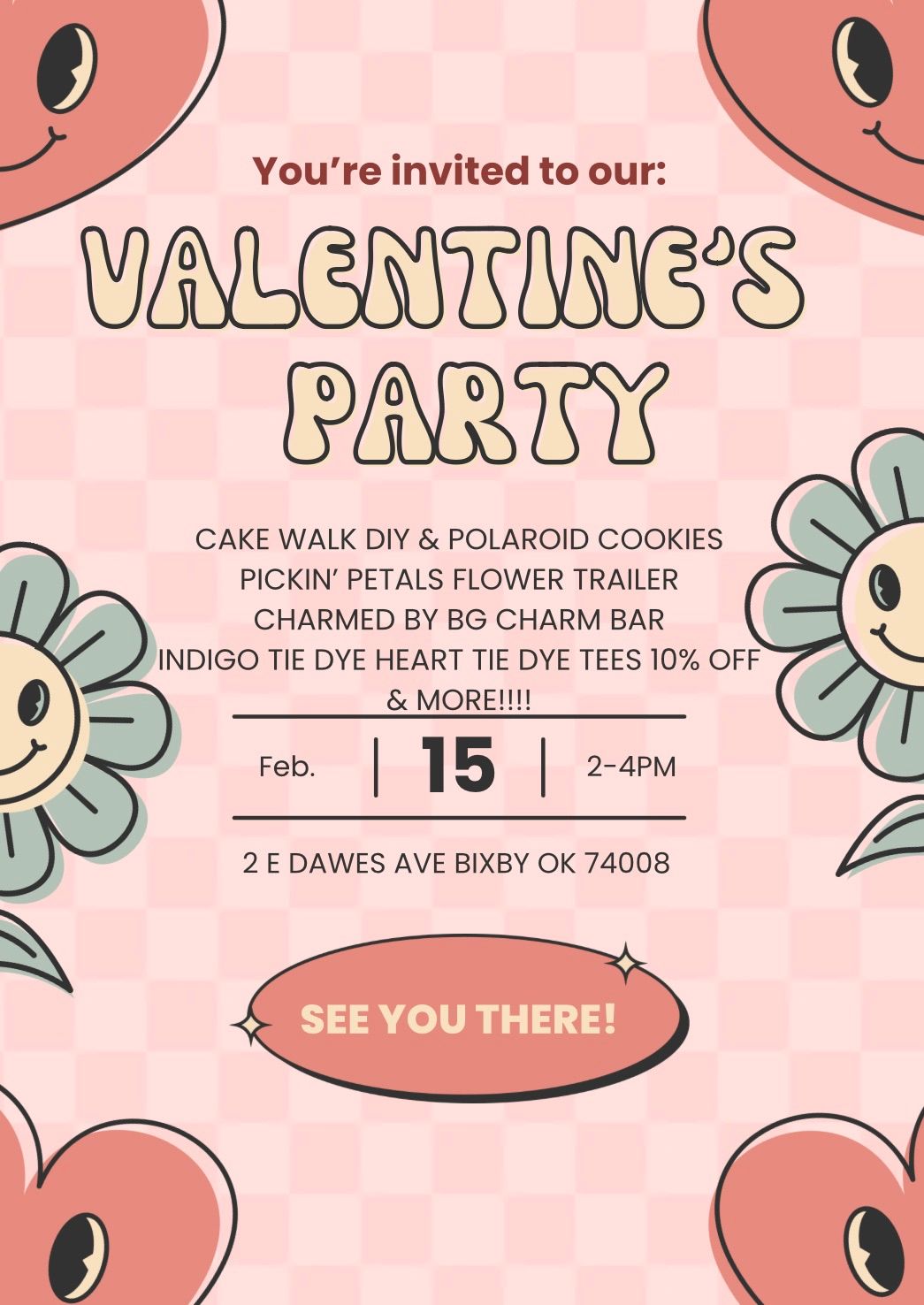 INDIGO TIE DYE VALENTINES PARTY