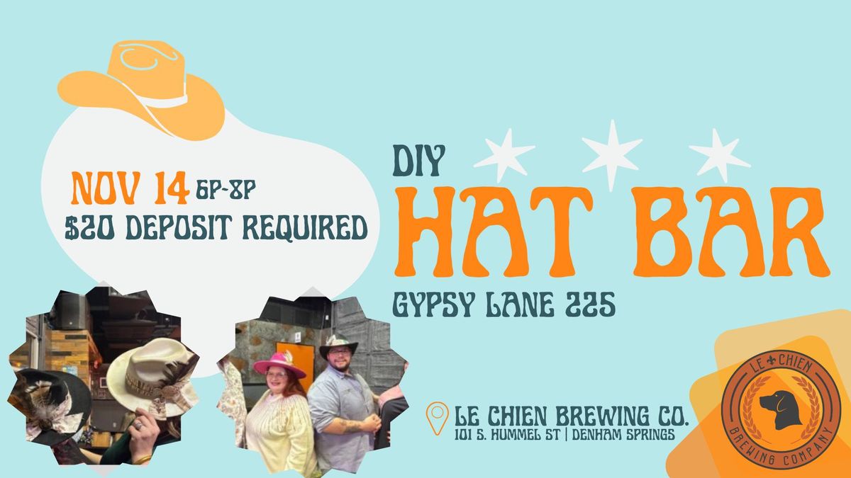 DIY Custom Hat workshop with Gypsy Lane 225