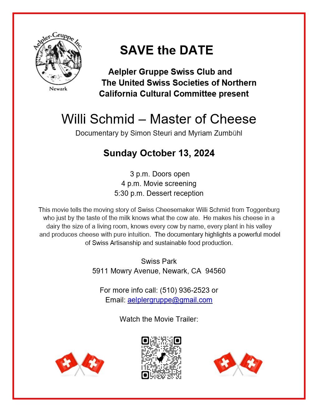 Master of Cheese Documentary - Willi Schmid