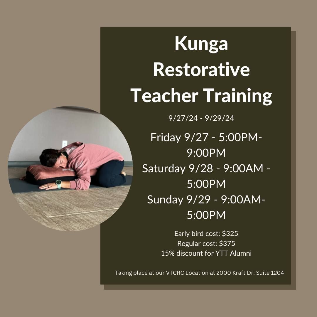 Kunga Restorative Yoga Teacher Training with Noelle Whittington