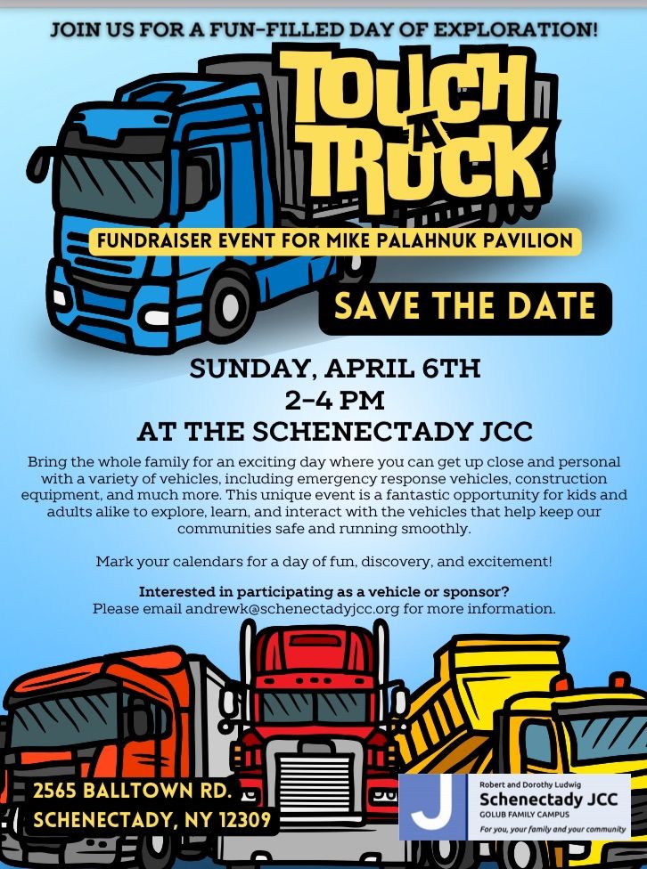 Touch A Truck Fundraiser for the Mike Palahnuk Pavilion