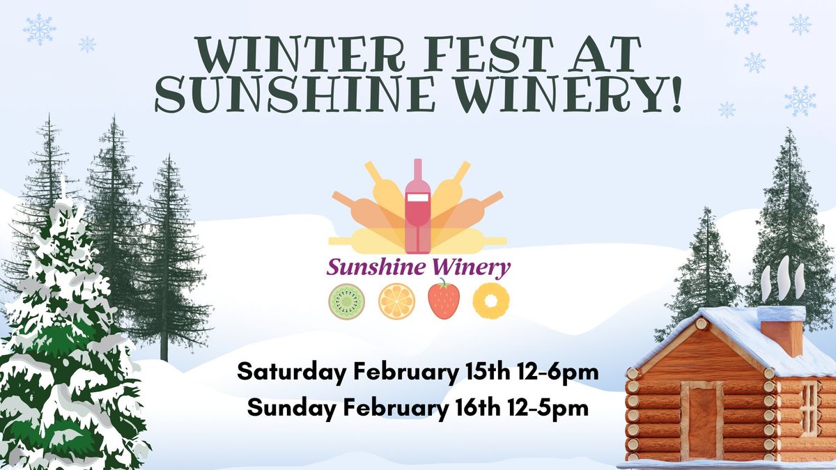 Winter Fest at Sunshine Winery