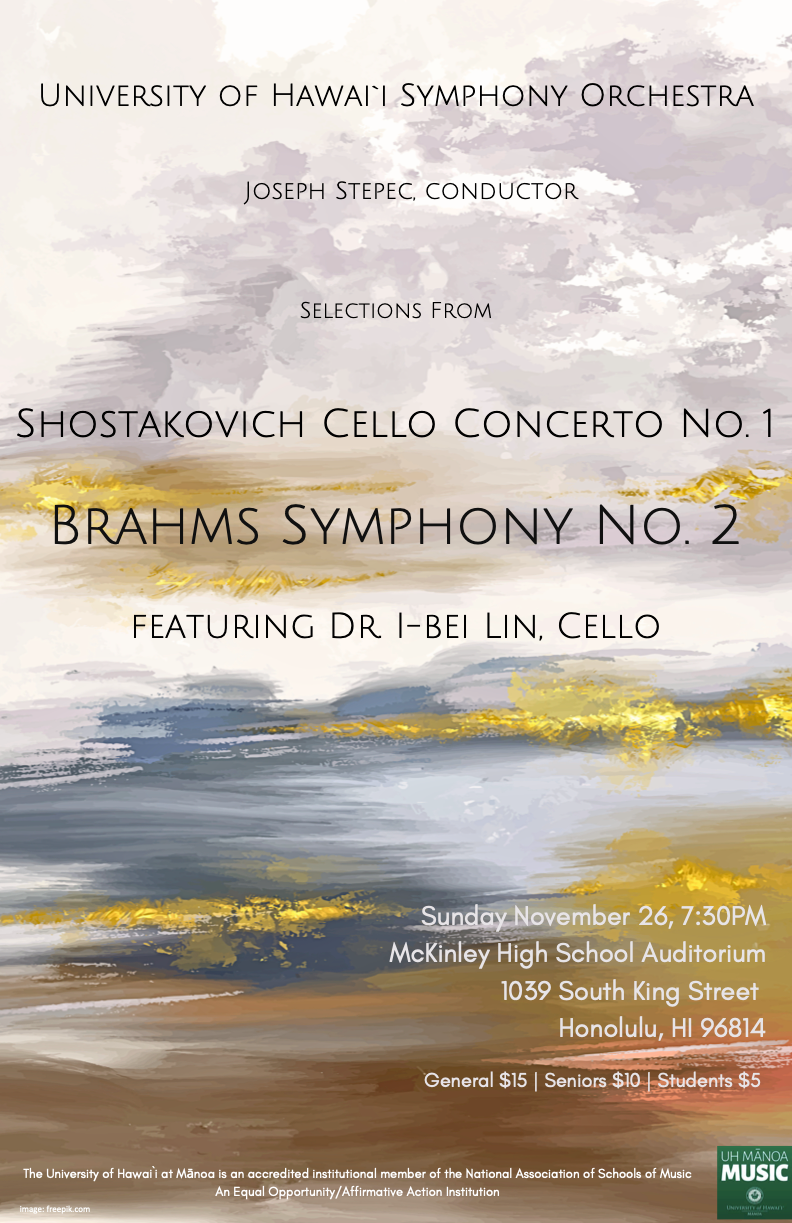 Hawaii Symphony Orchestra - Brahms Symphony No 1 at Hawaii Theatre Center