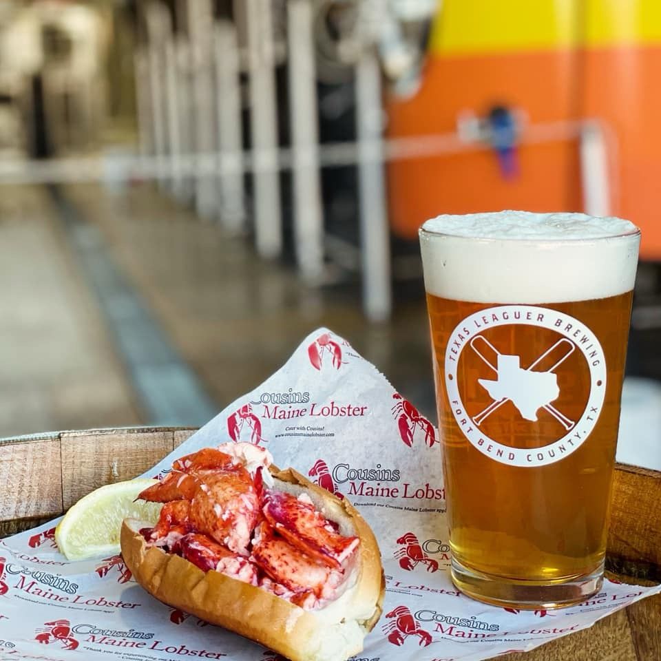 Cousins Maine Lobster at Texas Leaguer Brewing Co.