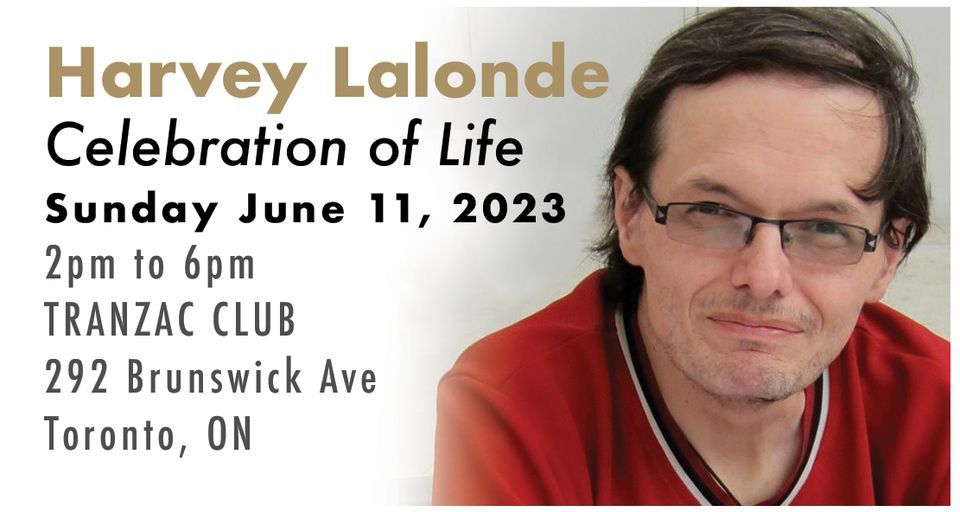 Celebration of Life for Harvey Lalonde